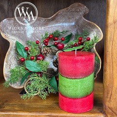Wicks N More Holiday Magic Scented Candles Apples Cinnamon Clove And Vanilla