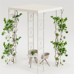 Heavy Duty Outdoor Wedding Canopies Gazebo Frame Garden Arch for Climbing Plants