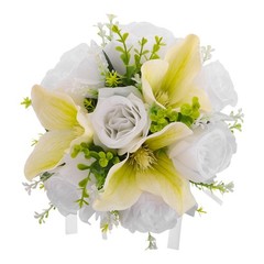 Simulated Rose Bouquet Bridal Artificial Flowers Wedding Bouquets for Brides