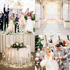 Rose Petals Decor, 5000 Pcs, Valentine Wedding Anniversary, White