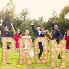 4 Pcs 4ft Graduation Decorations 2025 Prom Marquee Letter Lights Sign LED Mar…