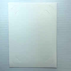 Gold Foil Program Wedding Invitation Card W Picture Photo Corner Cutout Top Fold
