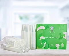 500 Pack Clear Plastic Cups, Small Disposable Drinking Cups, Clear 5 oz