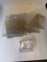 Lot of Clear Plastic Favor Boxes Treat Gift Candy Party Boxes Wedding Baby Showe