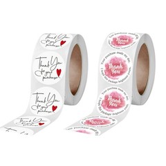 500pcs Thank You Stickers Seal Labels for Envelope Gift Package Scrapbooking