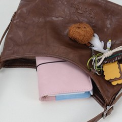 MultiBey A7 Refillable 6 Ring PU Leather Binder, Mini Padfolio Binder Noteboo…