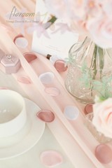 300pcs Rose Petals Dusty Rose Blush Faux Silk Flower Petals for Wedding Flowe…