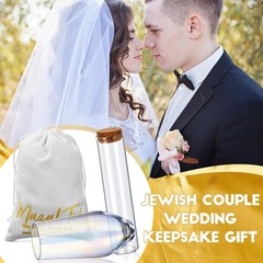 FoldTier 3pcs Wedding Chuppah glass cup is 5.5 x 1.7 inches, Pastel Color