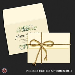 Cream A6 Envelopes, 4 3/4″ x 6 1/2″, Gummed Flap, 28lb Bond (105gsm), 50 Qty