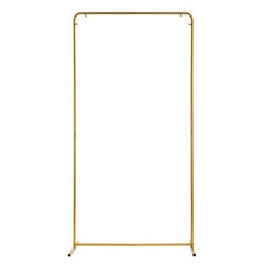 Wedding Arch Backdrop Stand for Ceremony Square Gold Balloon Arches Stand 6.6FT