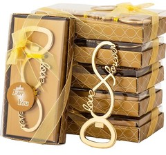 50 Pieces Love Forever Bottle Opener Wedding Party Favors for Guest Bridal Sh…