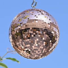 Yescom 12″ Large Disco Ball Mirror Big Hanging Glass for Party Events Wedding
