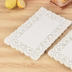 Elegant White Placemat Doilies (Pack of 8) – 9.75″ x 14.25″ – Premium Paper