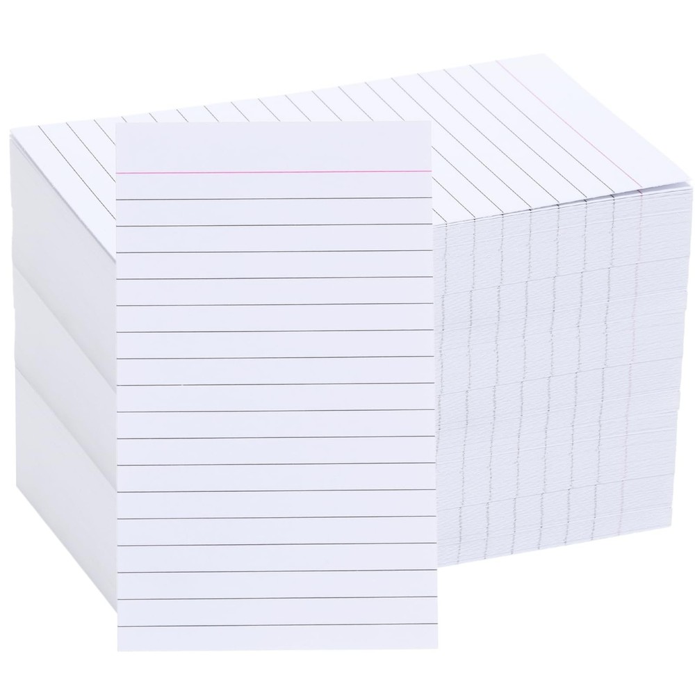 400 Count Vertical Ruled Index Cards 3 X 5 Flash Card Double Sided Lined Note…