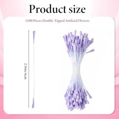 1100 Pcs Flower Stamens for Crafts – Double Headed Artificial Flower Stamens
