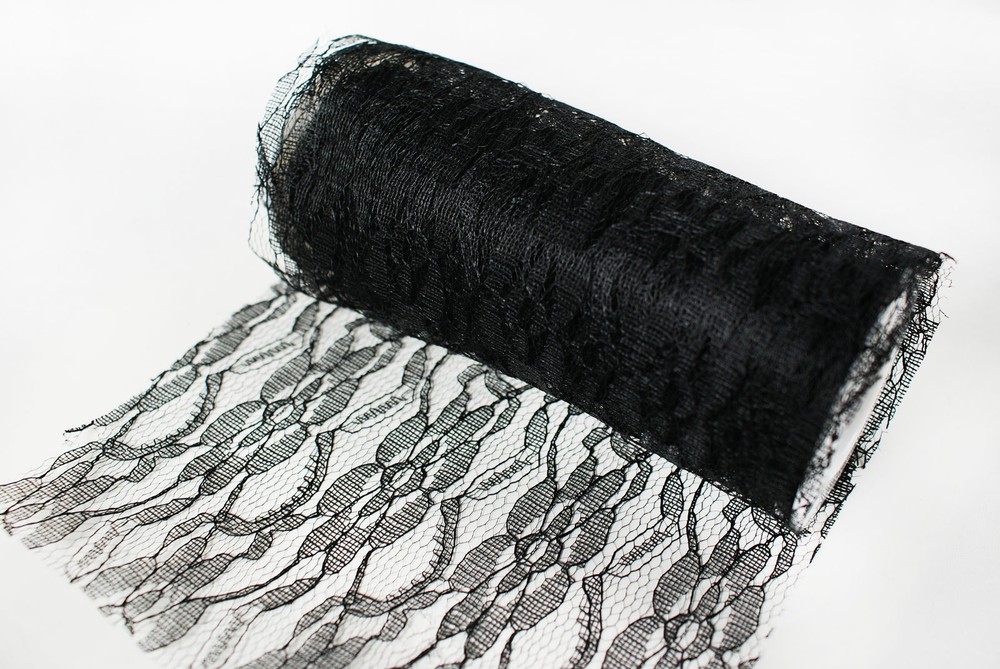 6″ x 10yards Floral Lace Tulle Spool Roll Trim Craft Wedding Party Decoration
