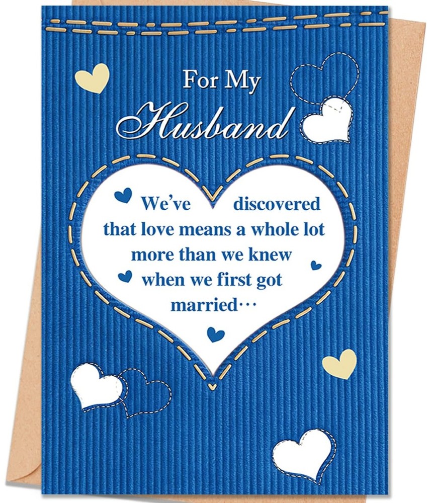 Fathers Day Card for Husband, Fathers Day Card Gift from wife, Father’s Day D…