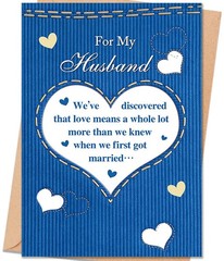 Fathers Day Card for Husband, Fathers Day Card Gift from wife, Father’s Day D…
