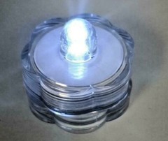 4 PC LED Tea Light set Flower-Shape Different Color Waterproof Wedding Party US