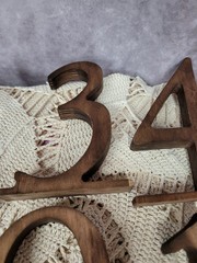 Rustic Wood Table Numbers 1-15 Freestanding Wedding Event Table Markers