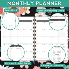 2026-2029 Monthly Calendar/Planner – 3 Year Planner from JULY 2026 – JUNE 202…