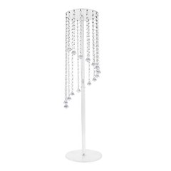 10PCS 80cm/31.5in Wedding Flower Vase Clear Acrylic Floral Stand for Table