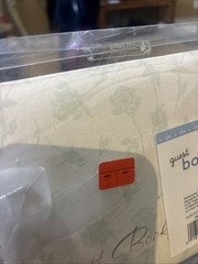 Vintage 2001 NOS Guest Book ANY OCCASION Wedding Roses Light Green White Grey