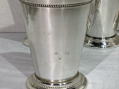 S.N.K ENT Vintage Silver Plated Lacquered Brass Goblet Table Decor HGT1-181