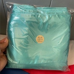 14~Elegant Chair Sash in Satin Aqua Blue & Tiffany Color in size 6” x 106”