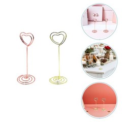20Pcs Assorted Color Stable Metal Place Card Holders Reusable Table Stand Clips