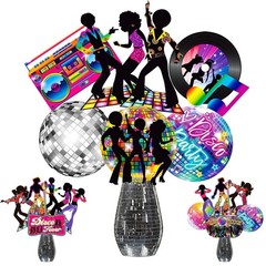 26pcs 1970s Disco Fever Party Centerpiece Sticks 70s Disco Party Decorations …