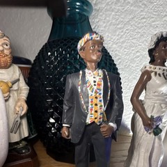 Vintage African American Wedding Cake Topper K’s Collection Style Afrocentric