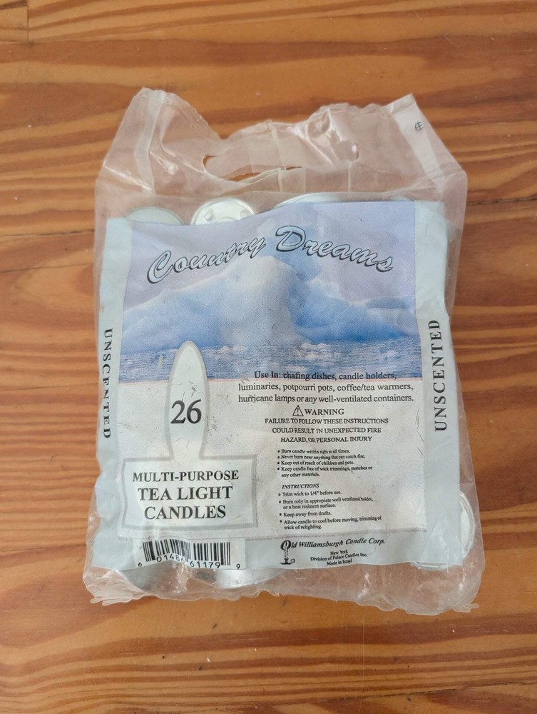«Country Dreams» Tea Lights from Old Williamsburgh Candle Corp. – Candles (Wax,