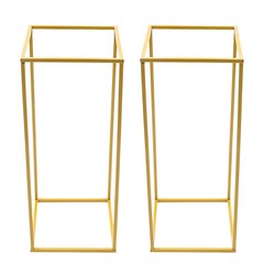 Elegant Gold Wedding Flower Stand – Durable, Reusable, Easy To Assemble