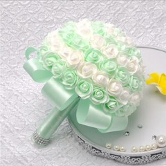wedding hand bouquet Bride Wedding Bouquet， Bridal Flower Tossing Bouquet