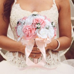 Artificial Bouquet Beautiful Simulation Flowers For Wedding Easy To Use