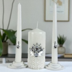 Magik Life Unity Candle Set – 6 Two 10 Taper Burning Unity For Marriage In Usa