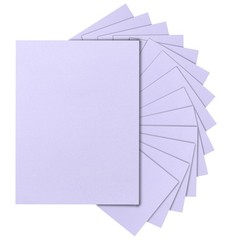 Silunkia 100 Sheets Purple Cardstock 8.5 x 11 100 Sheets, Light