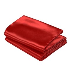 SiinvdaBZX 12 Pcs Red Satin Table Runner 12 x 108 inches Long, Bright Smooth …
