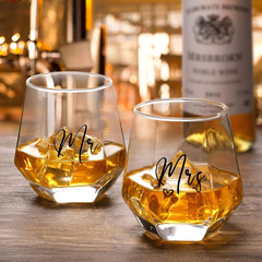 Mr and Mrs Wine Glasses Wedding Gifts for Bride and Groom-Gifts for Bridal