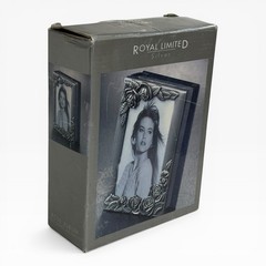 Vtg Royal Limited «Silver» Photo Rose Mini Album NIB Holds 80 4×6 #21546