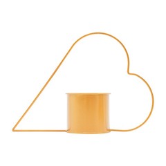 10 PCS Peach Heart Shape Flower Vases Geometric Holder Wedding Centerpieces