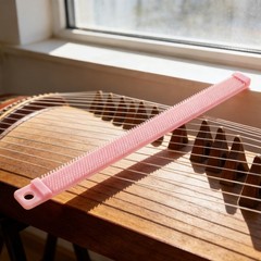 Universal Pink Silicone Guzheng Mute Belt for Guzheng String Sound Dampening