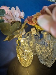 Set of 15 -Centerpieces table decor with Lights /Shades Of Pink- New