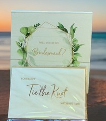 “Will You Be My Bridesmaid” Magnetic Closure Wedding Gift Box w/card Bridesmaid