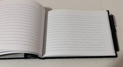 hallmark guest book w/pen Black Velvet