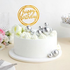 12 SILVER Faux Pearl Balls Cake Topper Picks Cupcake Decorations Wedding Home
