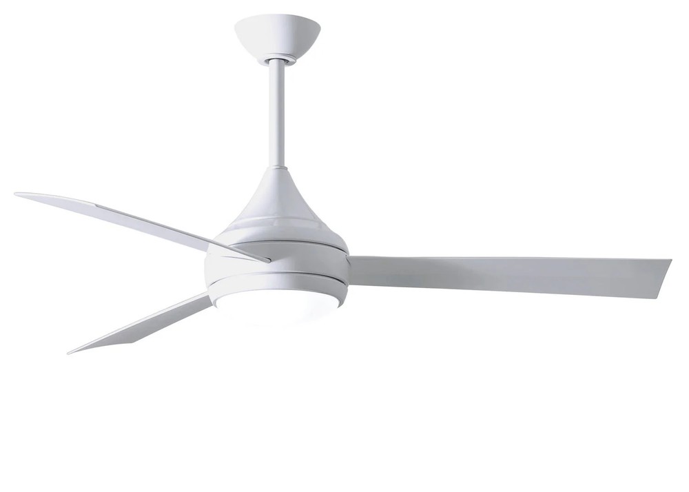 Matthews Fan DA-WH-WH Donaire wet location 3-Blade paddle fan constructed of 316