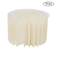 10* Cardboard Flower Stands Free Standing White White Column Rack Decor Column