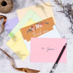 A4 Envelopes – 48-Pack Colored Envelopes, 4×6, Invitations, Pastel Colors, 6 …